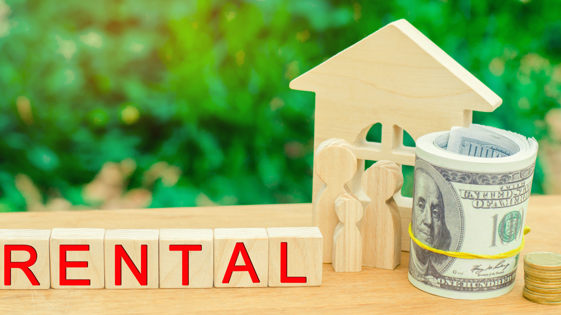 Rental property investment visual for selling a tenant-occupied property